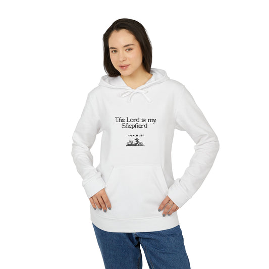 Faith-Inspired Fleece Hoodie - 'The Lord is my Shepherd' - Unisex Comfort