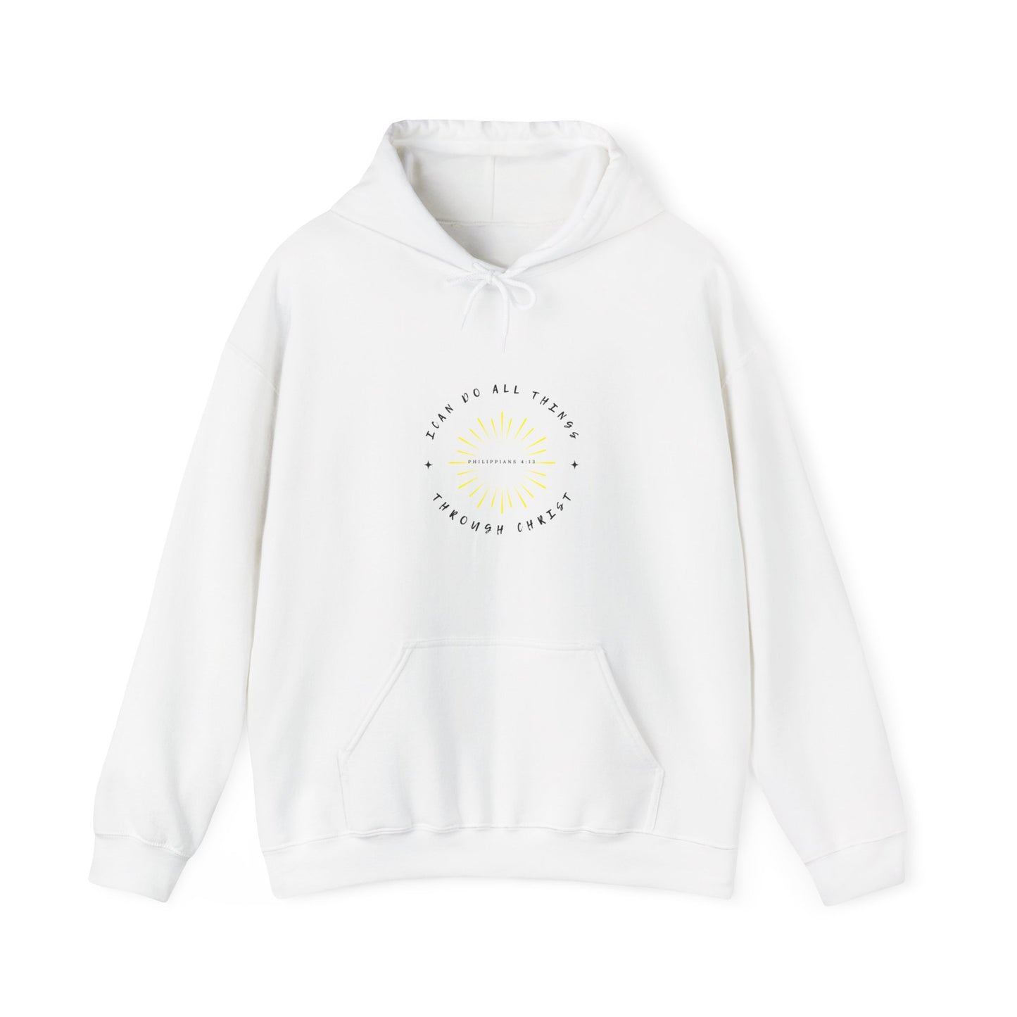 Inspirational Unisex Hoodie - 'I Can Do All Things Through Christ' Sweatshirt