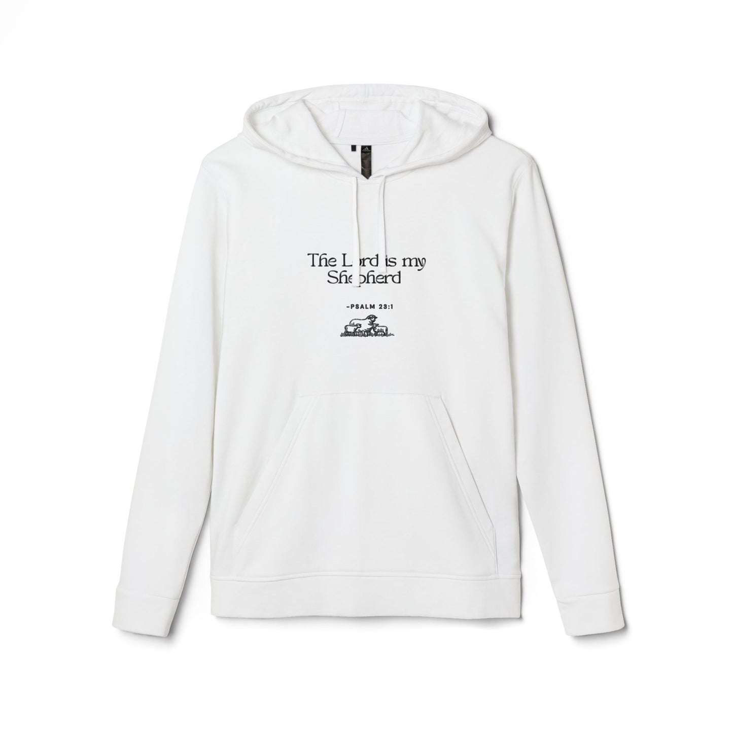Faith-Inspired Fleece Hoodie - 'The Lord is my Shepherd' - Unisex Comfort